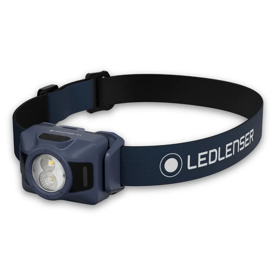 Ledlenser HF4 lampe frontale bleue 450 lm 110 m IP67