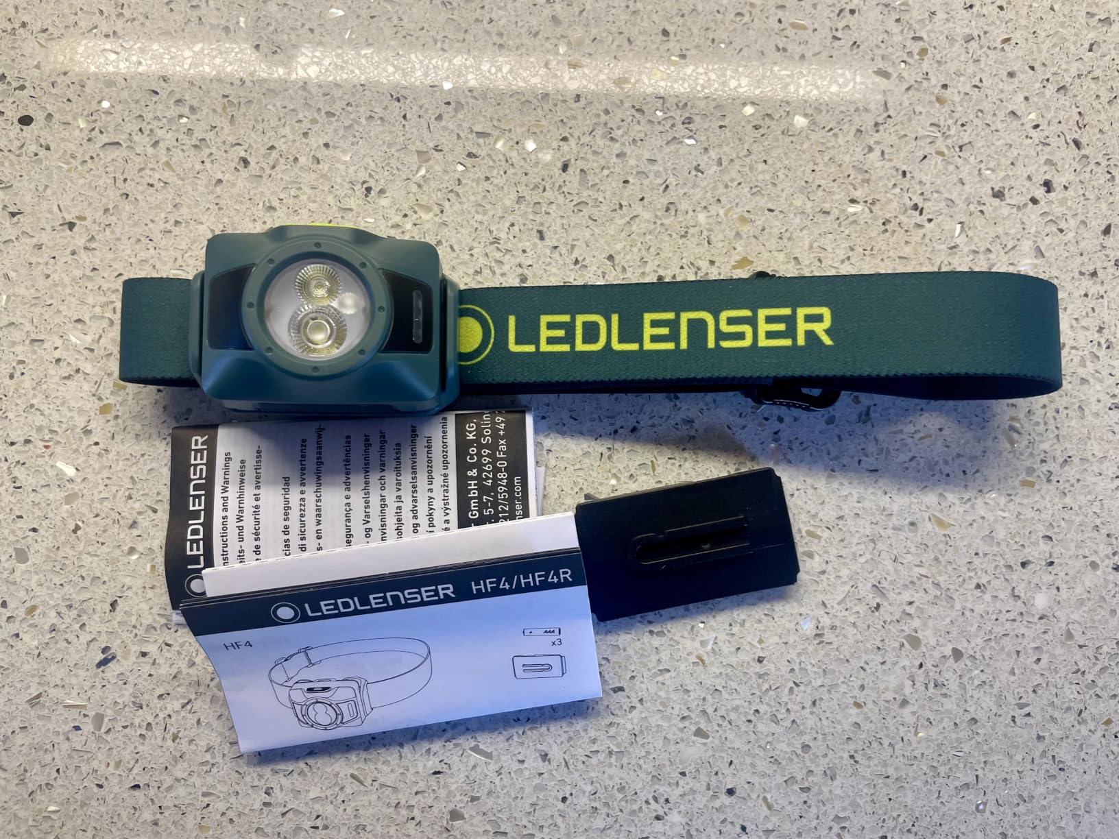 Ledlenser HF4R lampe frontale noire 650lm 130m USB-C