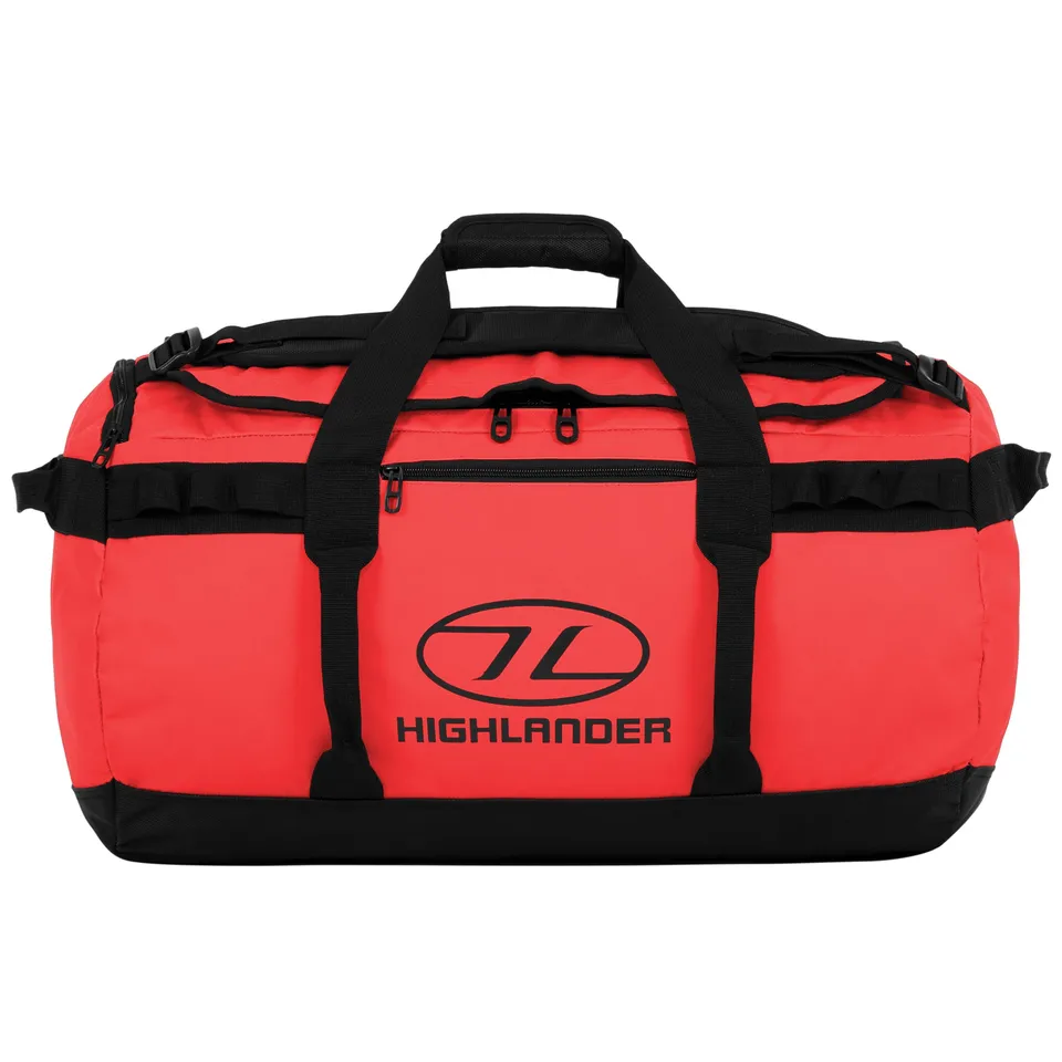 Highlander Storm Kitbag sac polochon 65L orange étanche
