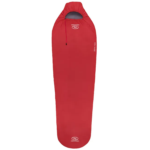 Highlander Zeta 100 sac couchage momie rouge 780 g