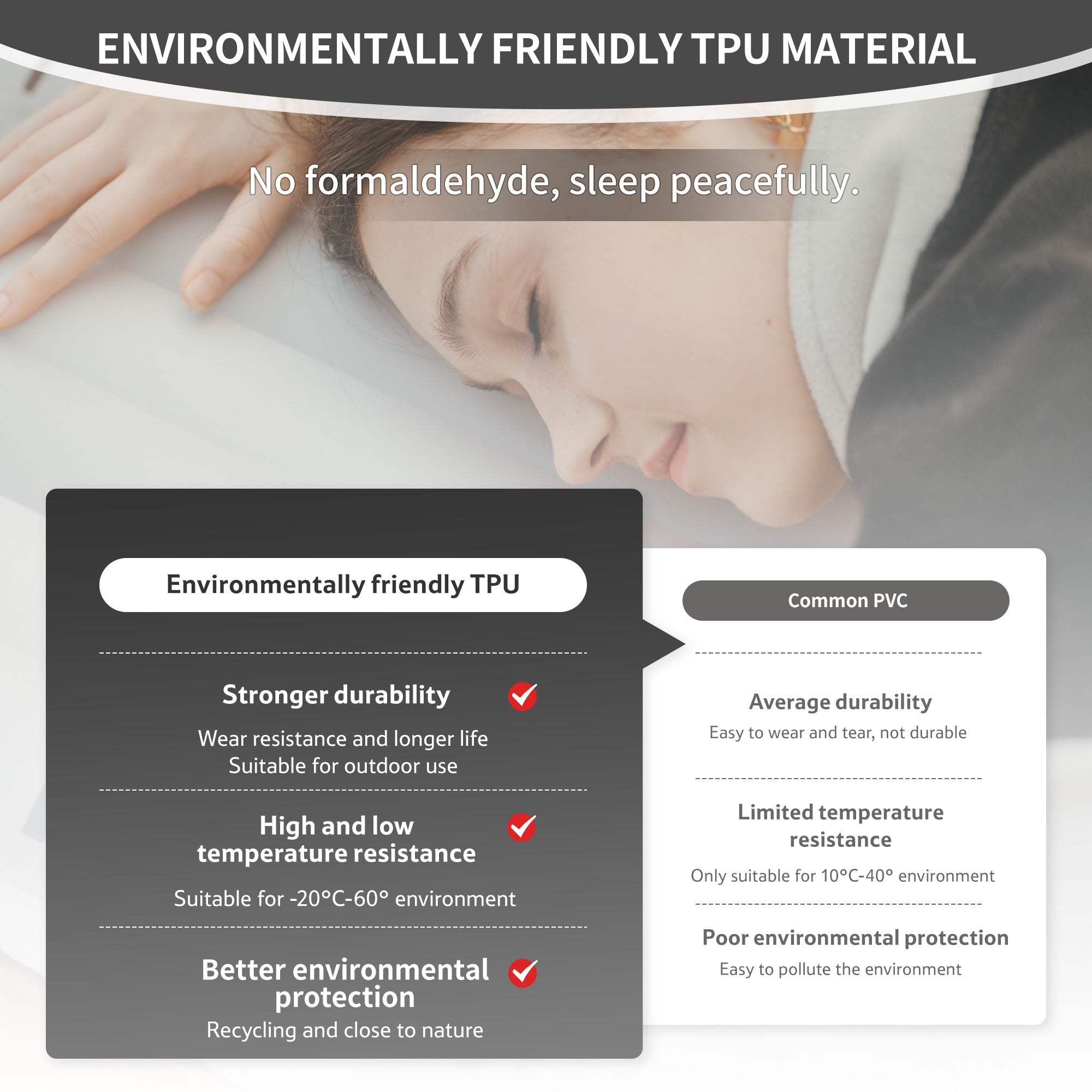 Naturehike Libamboo Matelas gonflable gris pompe à pied