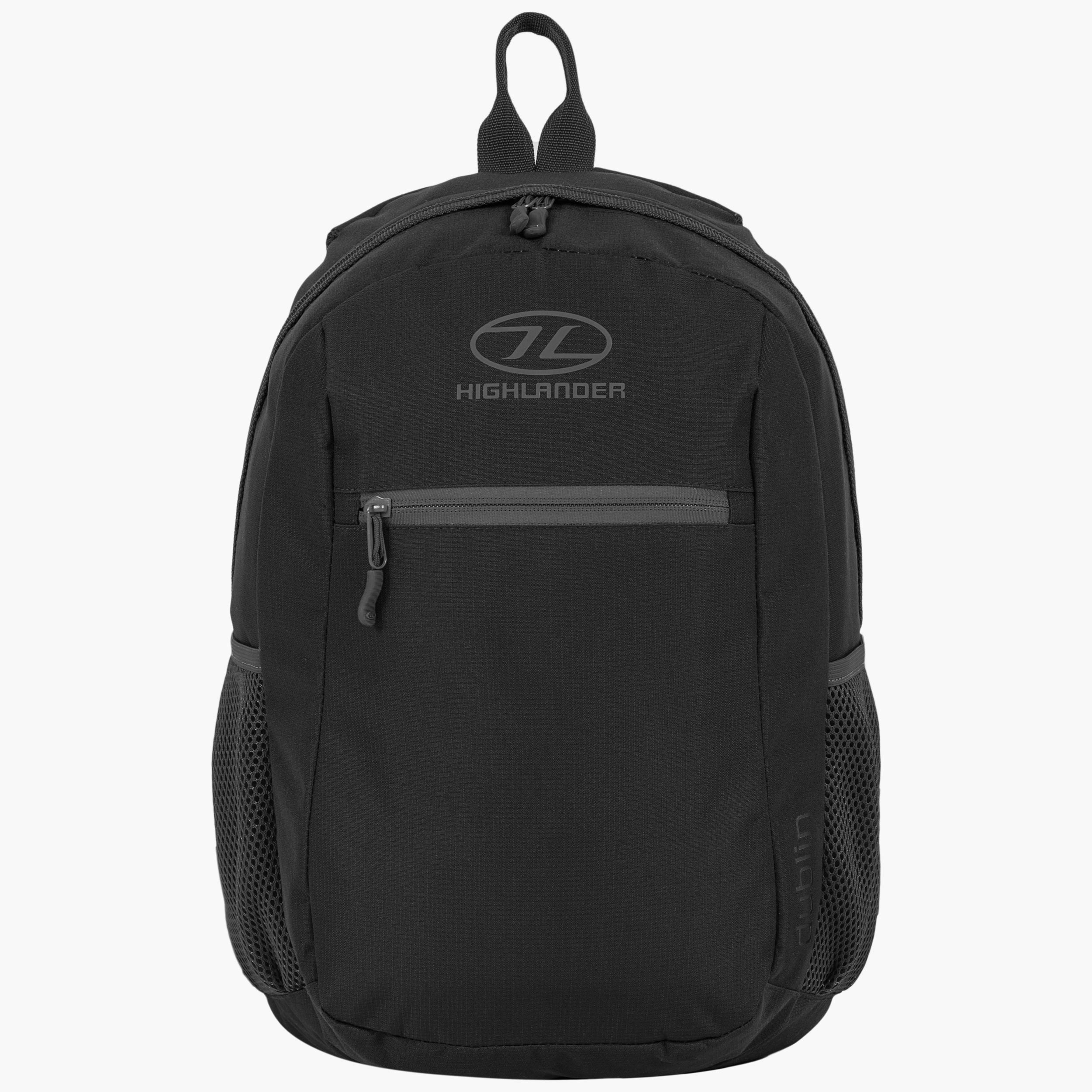 Highlander Dublin Sac à Dos 15L Noir A4 Polyester