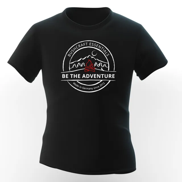Bushcraft Essentials Lifestyle BE THE ADVENTURE t-shirt homme M noir