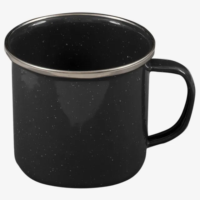Highlander Mug émaillé vintage 275ml noir