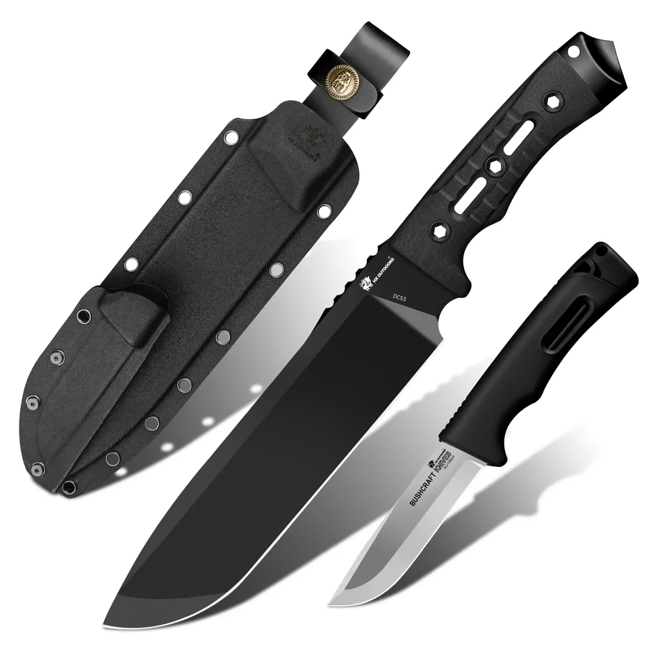 HX Nightstalker Plus D-348 chopper DC53 lame 21,5 cm G10