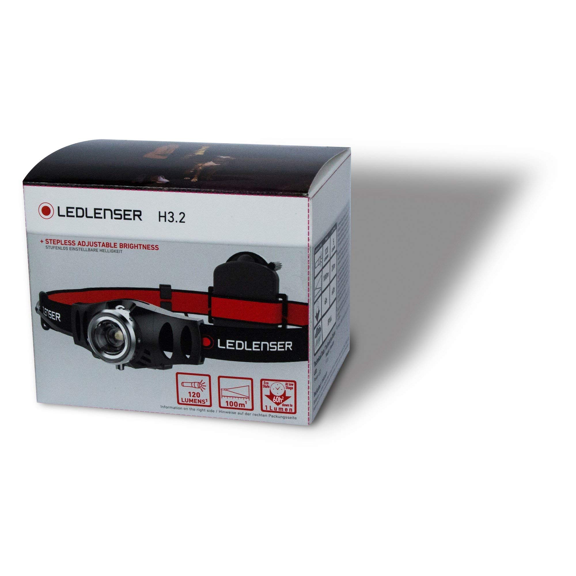 Ledlenser H3.2 lampe frontale piles 120 lm 100 m