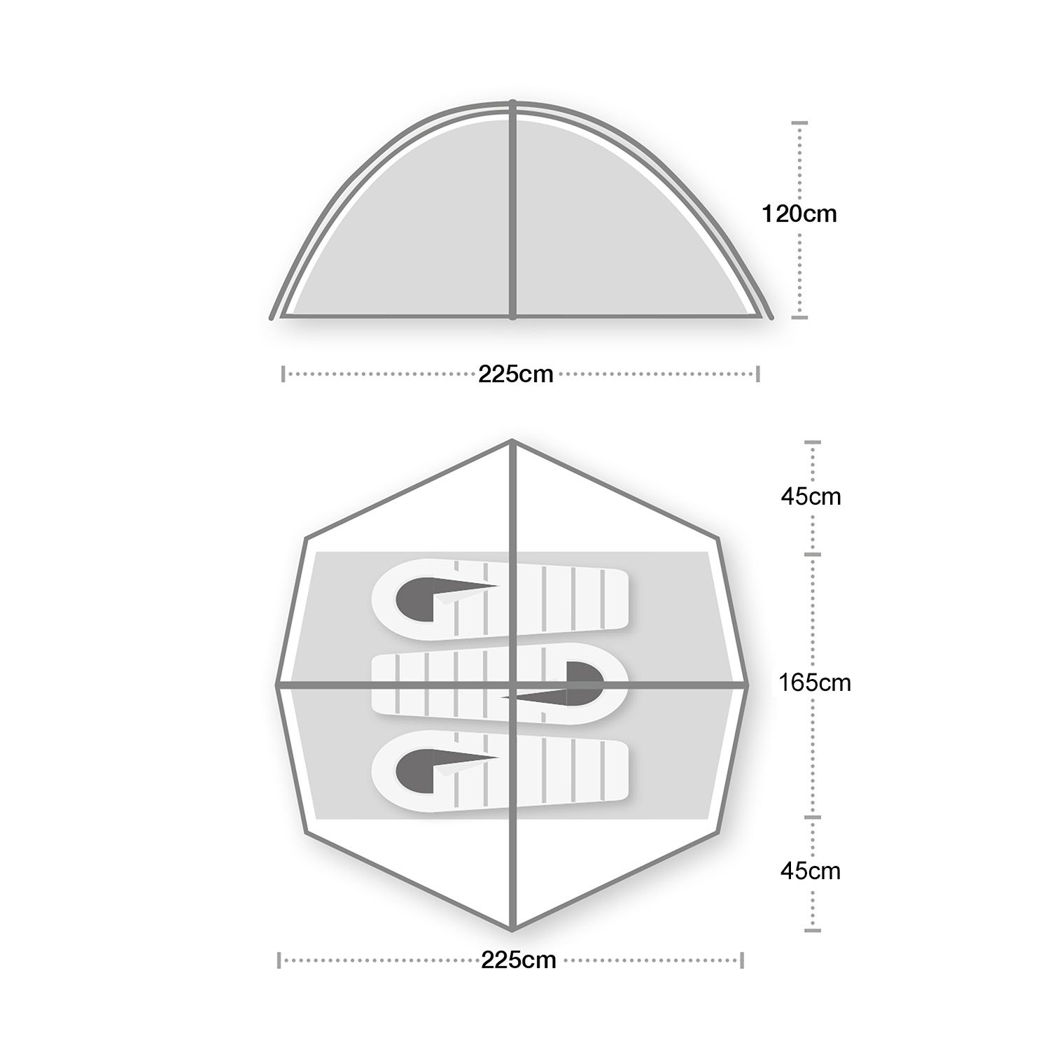Terra Nova Helm Compact 3 tente 3 places dôme