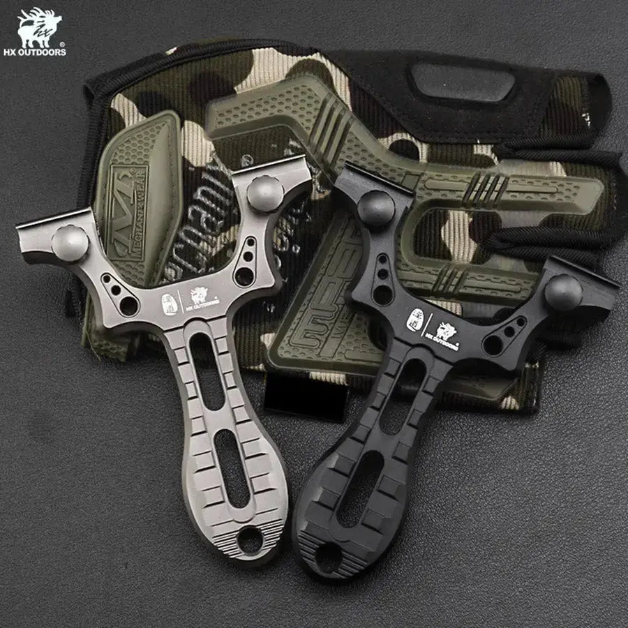 HX Accurion EDC-079A lance-pierre alu noir 110 mm