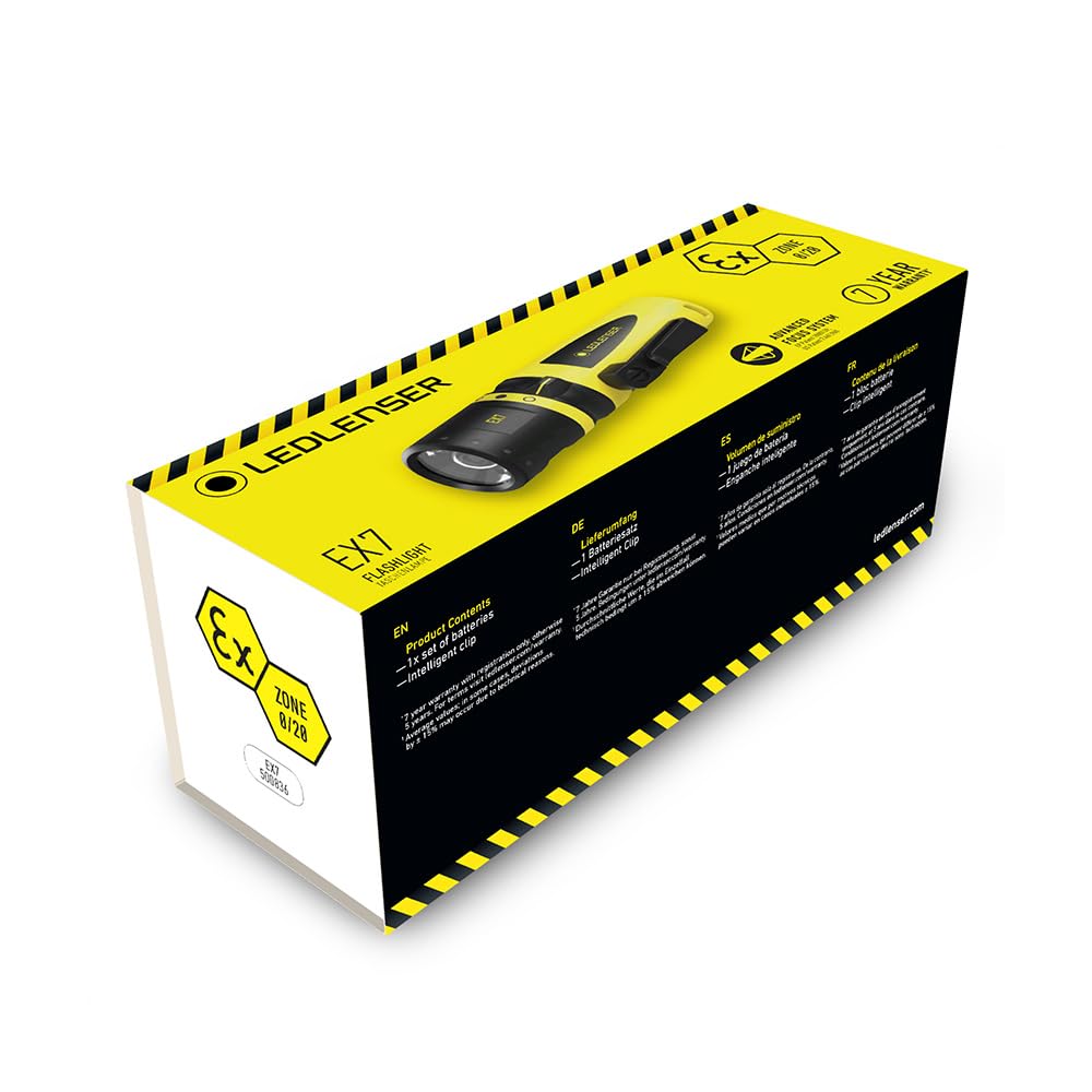 Ledlenser EX7 lampe torche ATEX Zone 0 200 lm