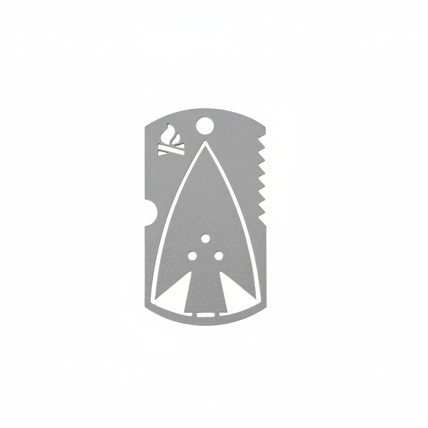 Bushcraft Essentials BE Survival Dog Tag outil survie