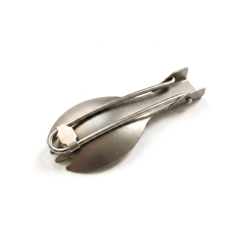 Bushcraft Essentials Bushbox Spork couvert titane 17 g 15 cm