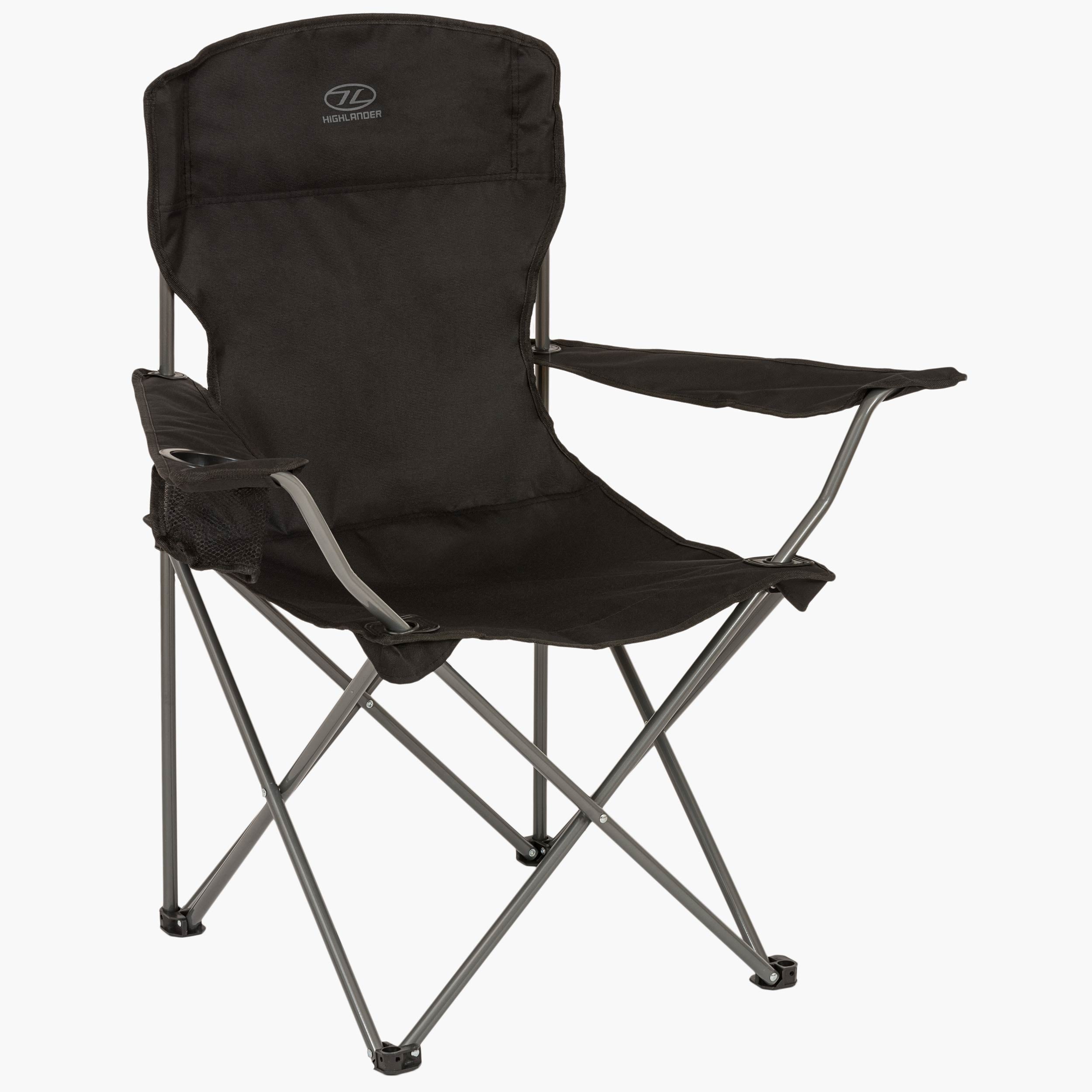 Highlander Edinburgh Chaise Camping Bleu Marine 2,4 kg