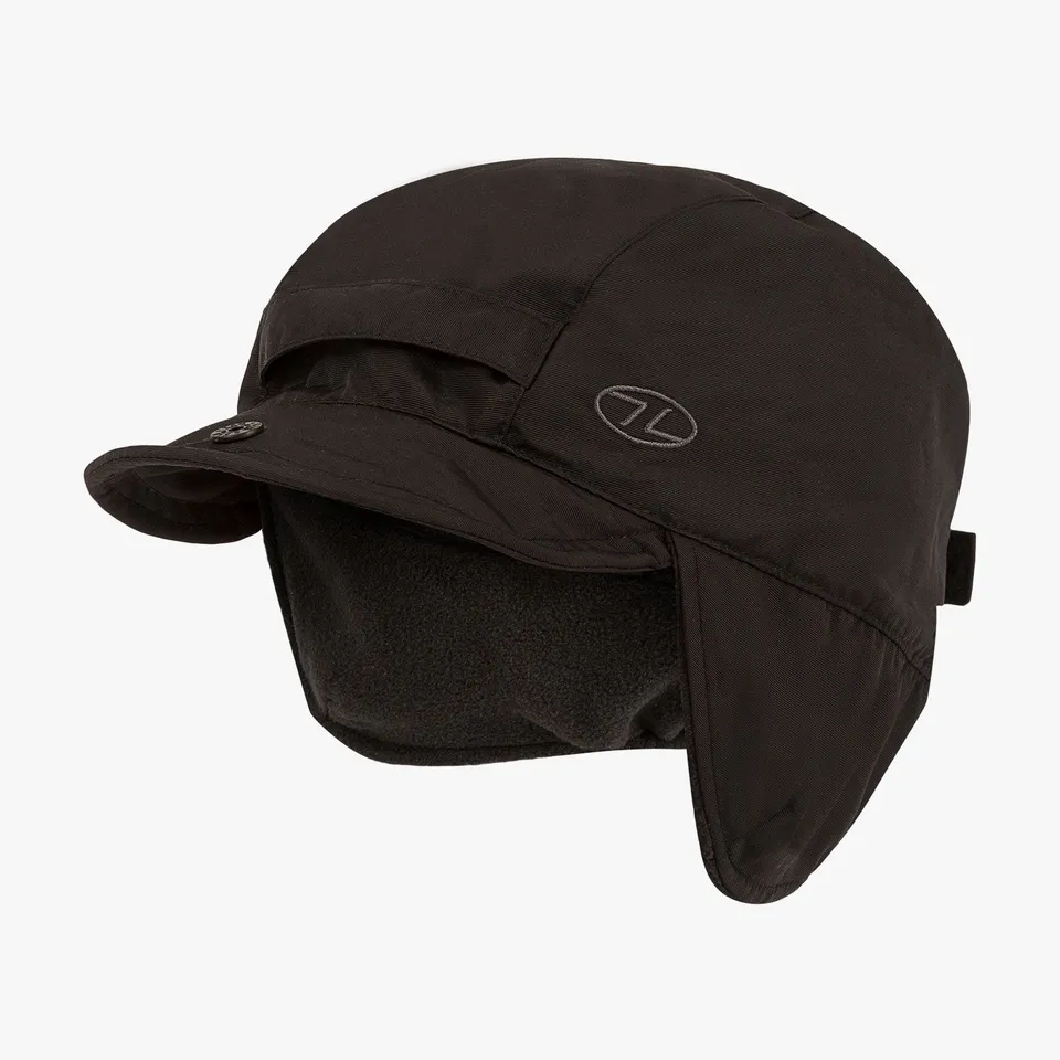 Highlander Mountain Hat bonnet imperméable noir L doublure polaire