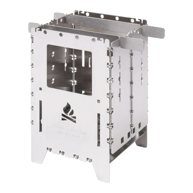 Bushcraft Essentials B-Stock Bushbox XL réchaud bois inox reconditionné