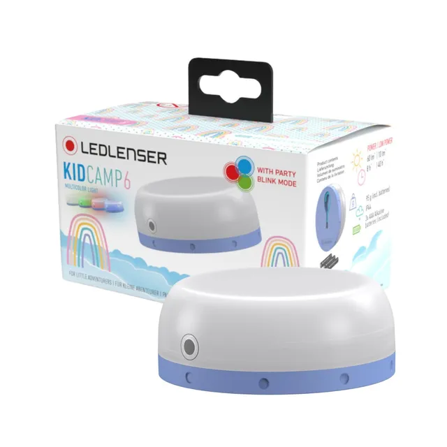 Ledlenser KidCAMP6 lanterne enfant violet licorne 95 g