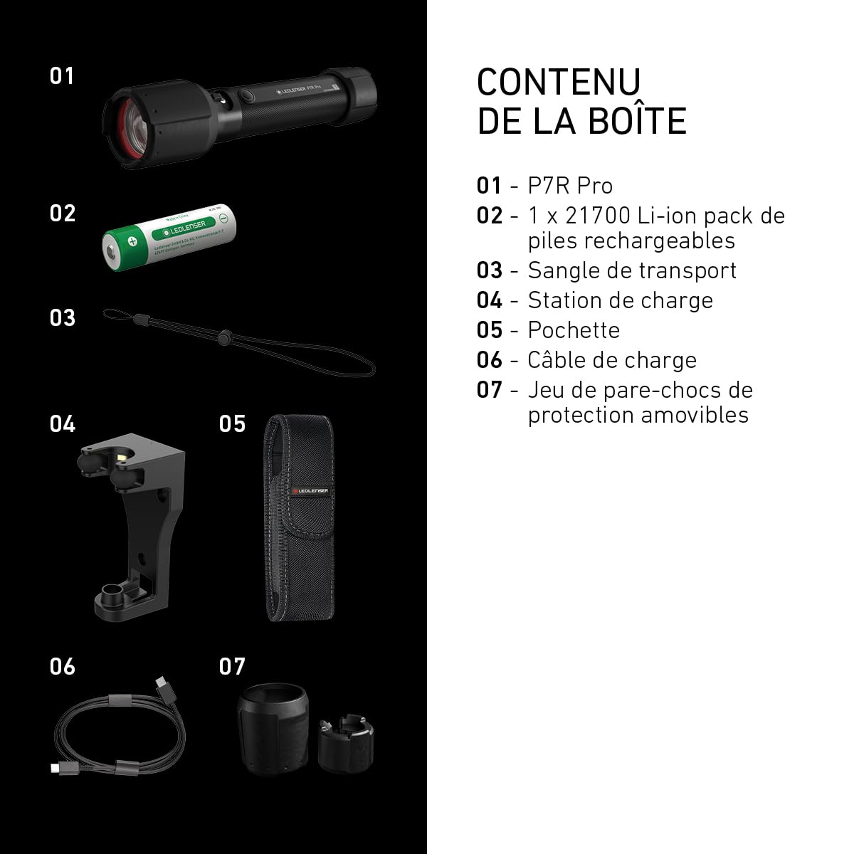 Ledlenser P7R Pro P-Series Lampe Torche 2000lm 320m