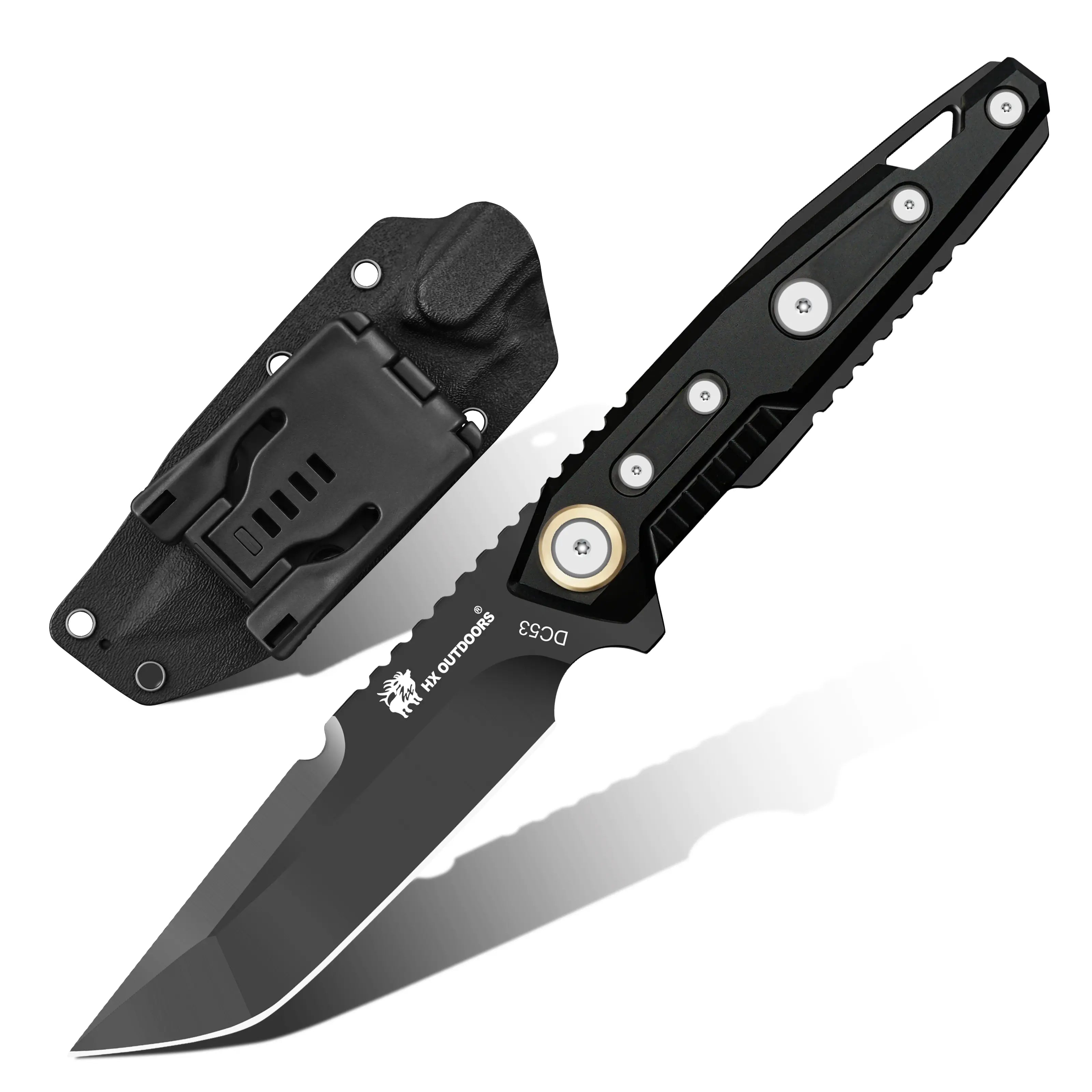 HX Outdoors MechTitan D-220DLC couteau fixe DC53 DLC