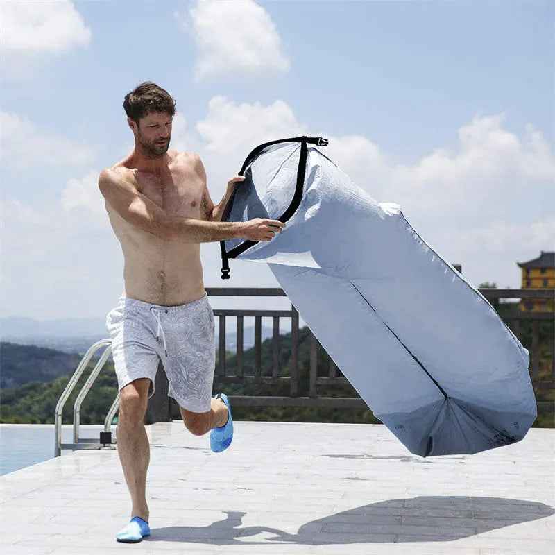 Naturehike Lounger Air canapé gonflable extérieur bleu 180 cm