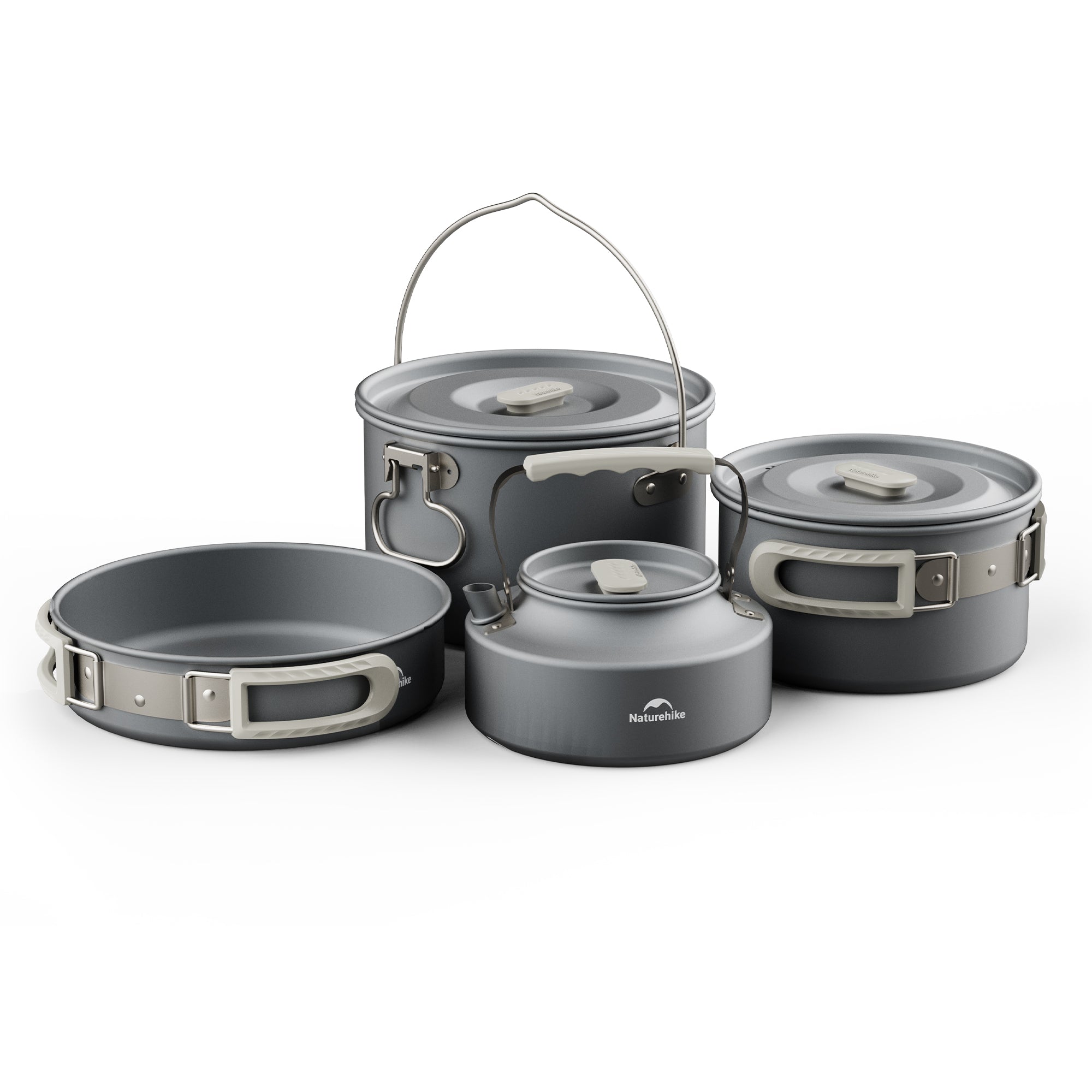 Naturehike TrailCook Set Popote Alu 2-4 Personnes 1,7L