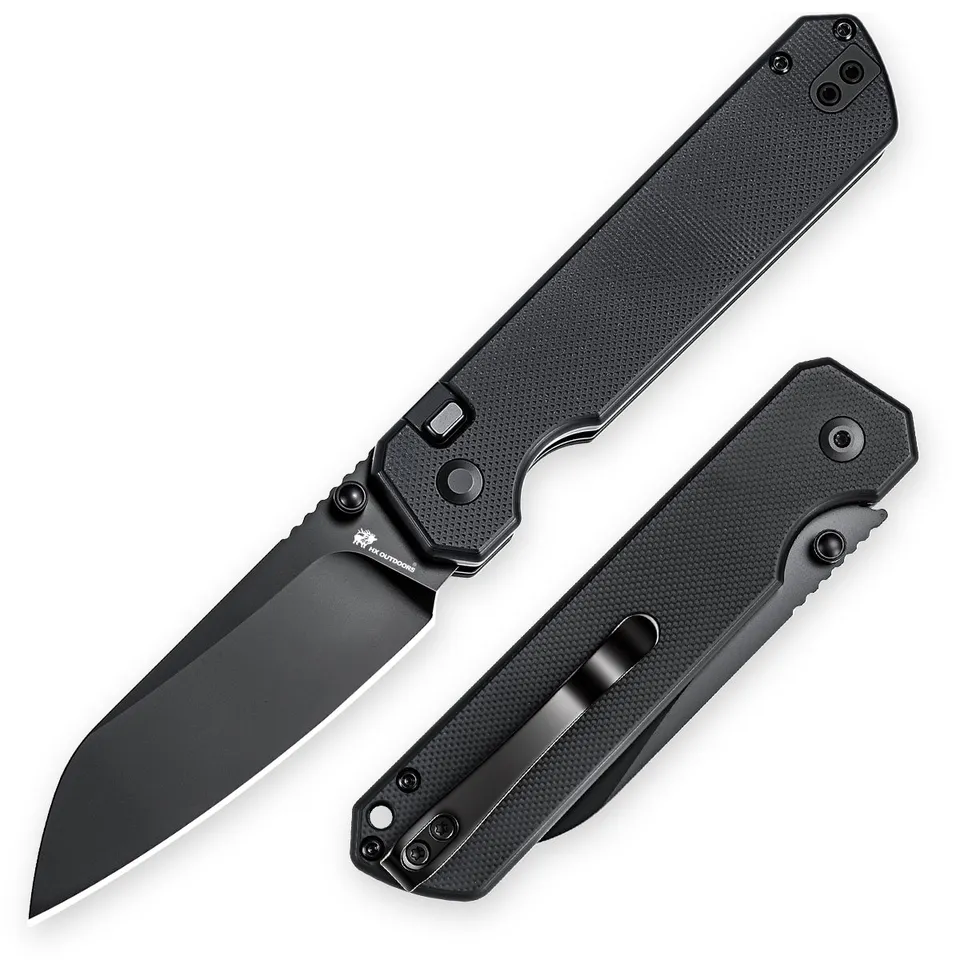 HX Hyla ZD-130S-B couteau pliant lame noire 75,5 mm