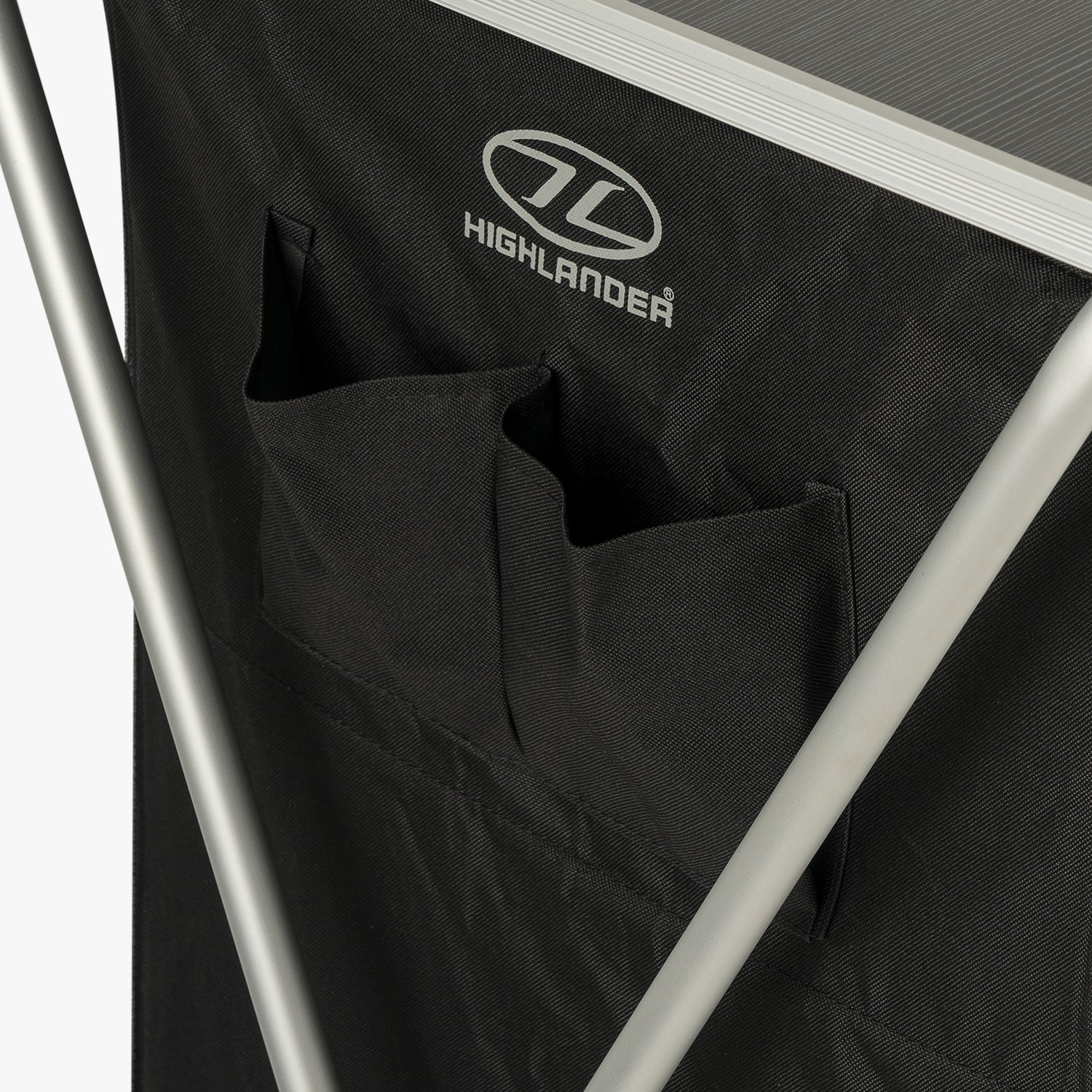 Highlander armoire camping pliable 3 étagères grise