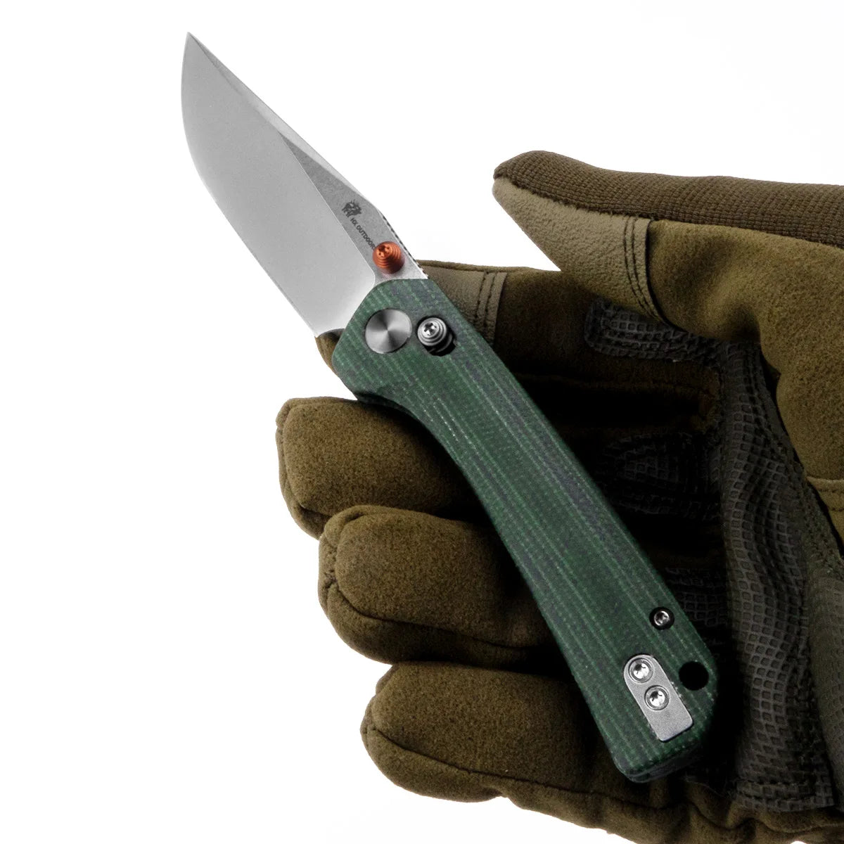 HX Cool Kid ZD-123CS couteau pliant micarta vert