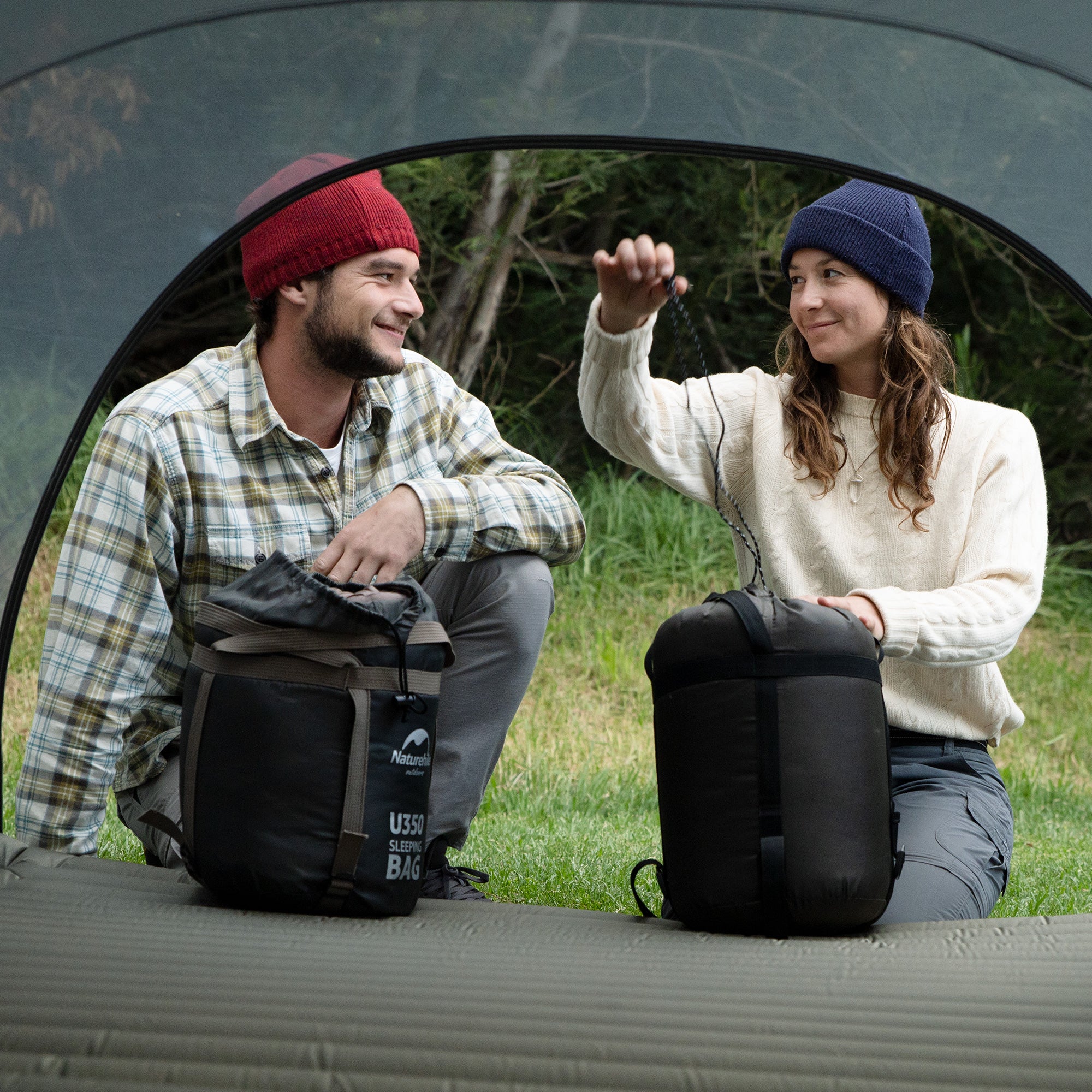 Naturehike Solora U350S sac de couchage -3°C vert 1 place