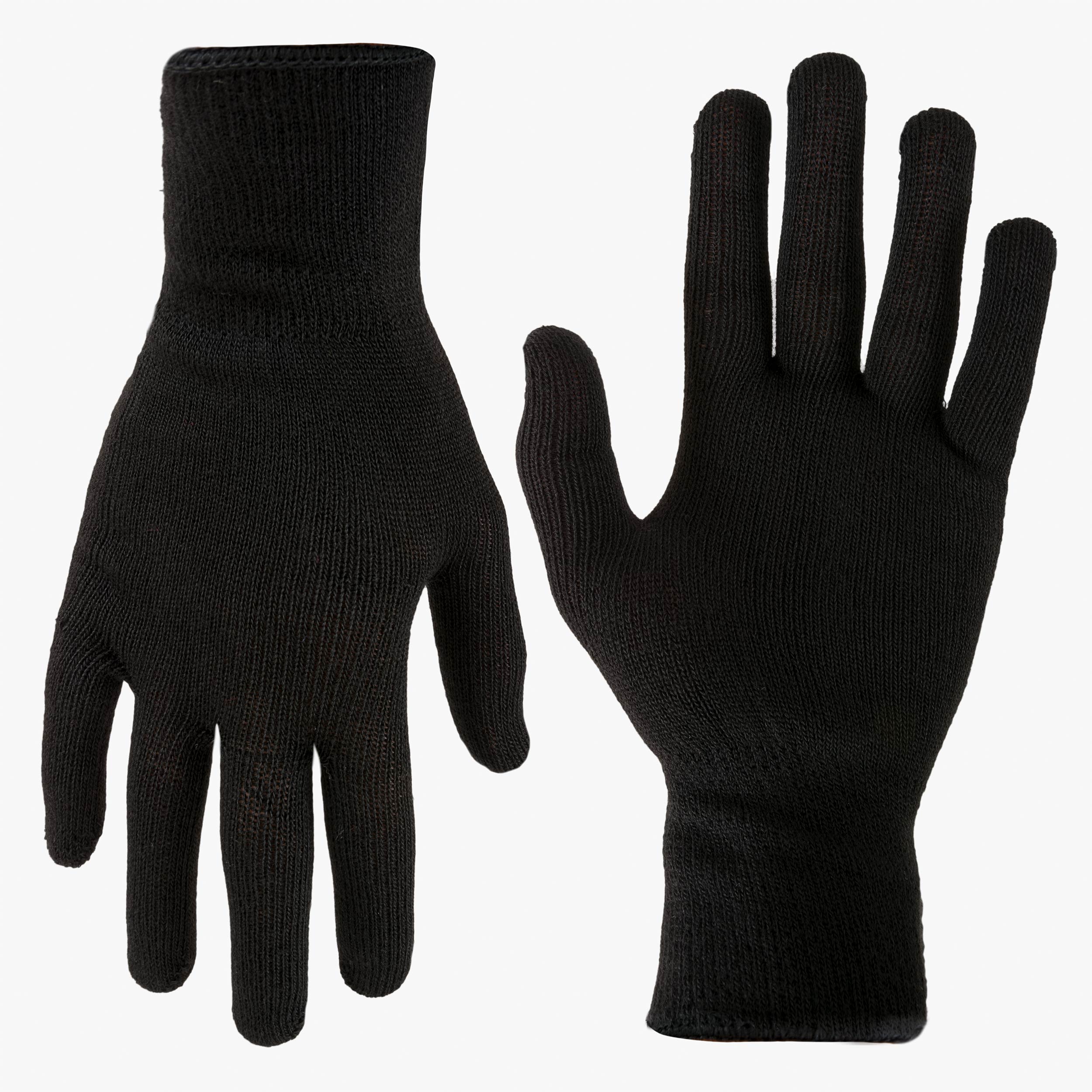 Highlander gants thermiques inner noirs légers hiver