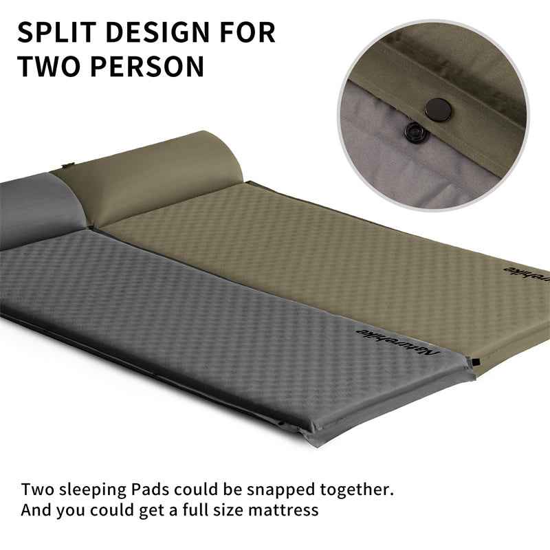 Naturehike D01 matelas autogonflant vert simple 3 cm