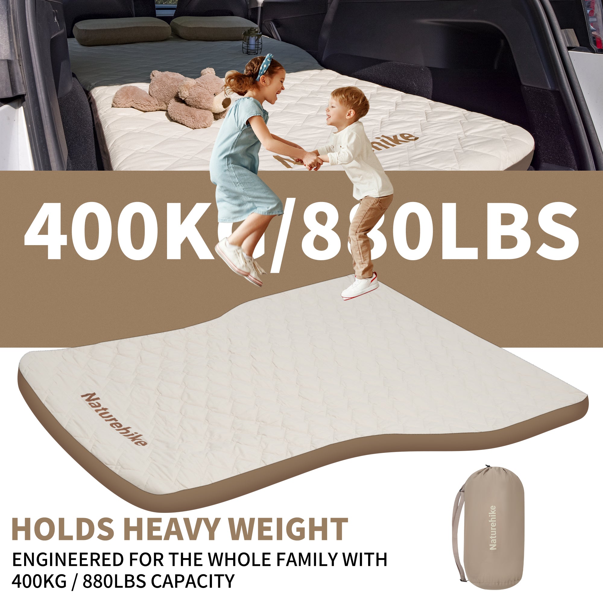 Naturehike DreamWeave matelas camping autogonflant 2 places