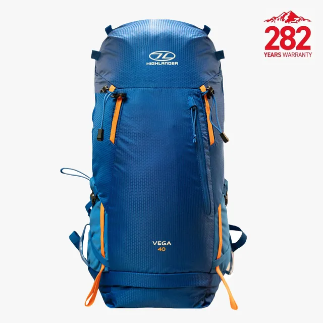 Highlander Vega Sac à Dos 40L Graphite Trek Léger Ventilé Homme