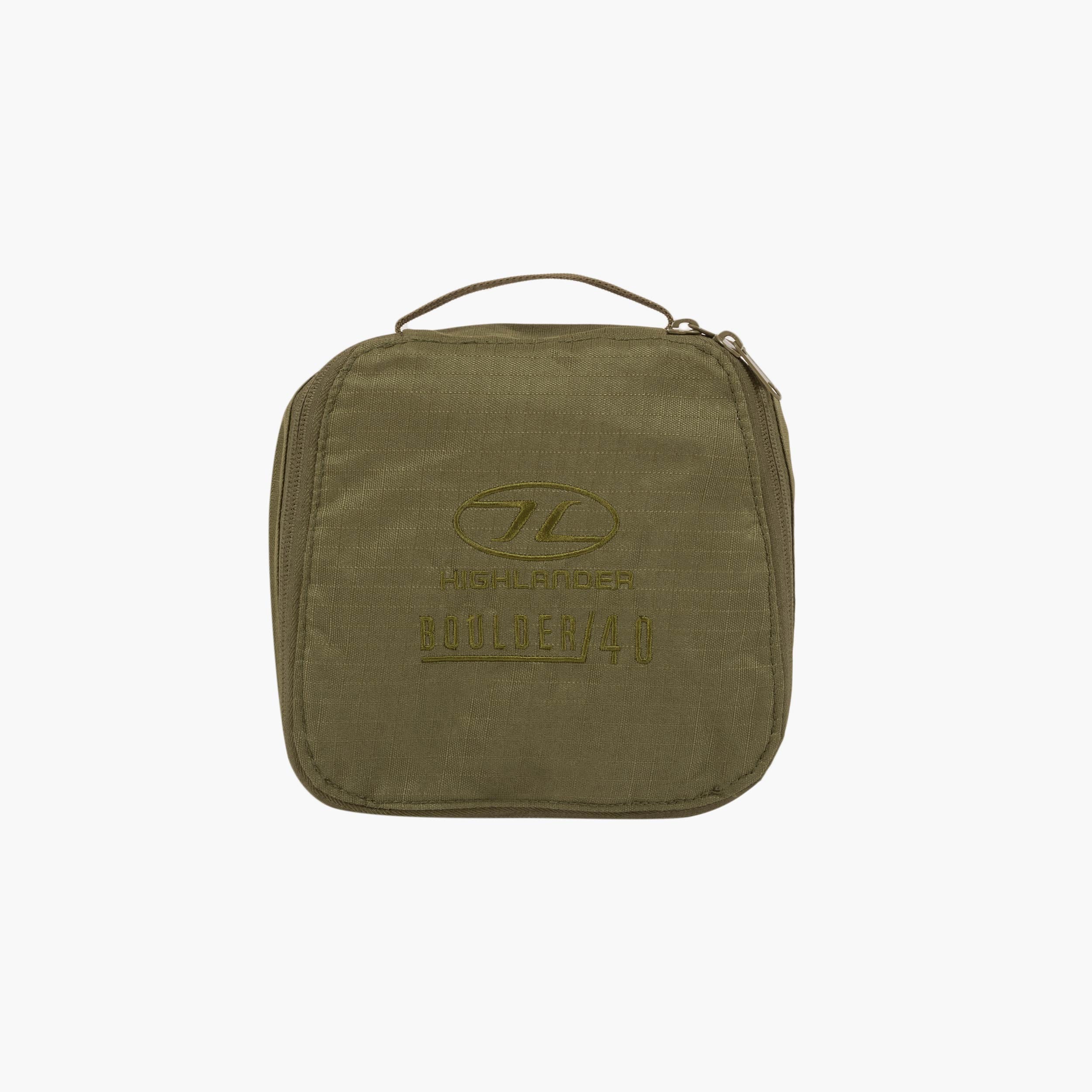 Highlander Boulder sac voyage 40L noir pliable léger