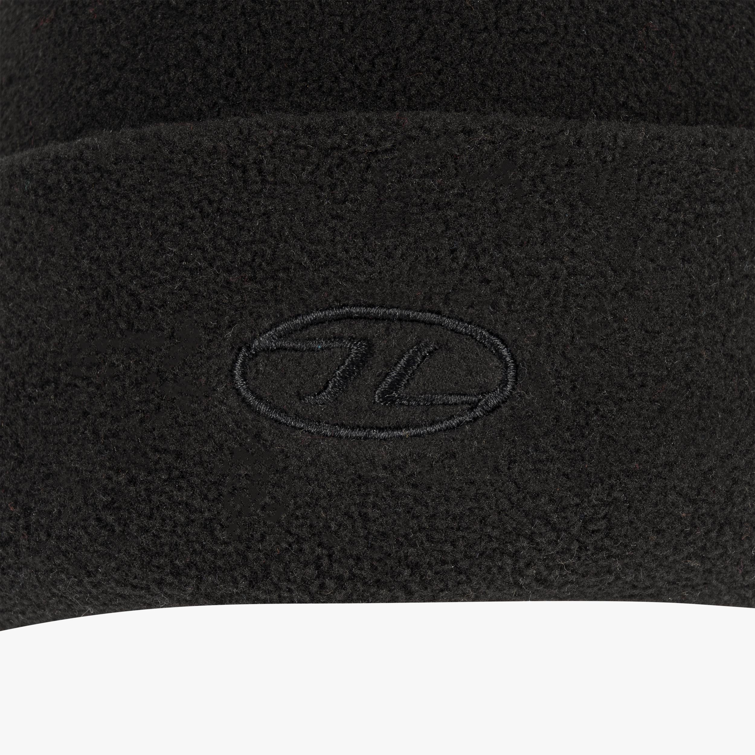 Highlander Fleece Beanie bonnet polaire noir thermique
