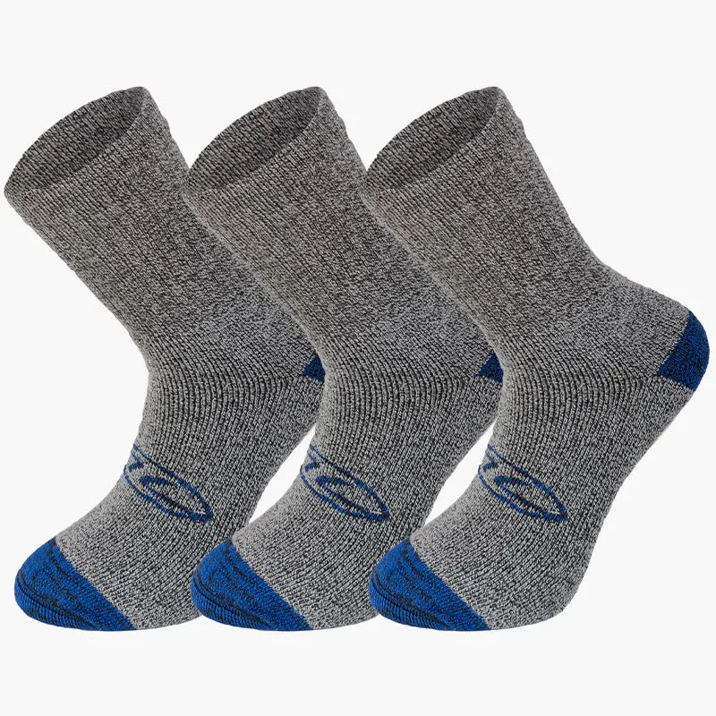 Highlander Walking chaussettes randonnée noires lot 3 coton