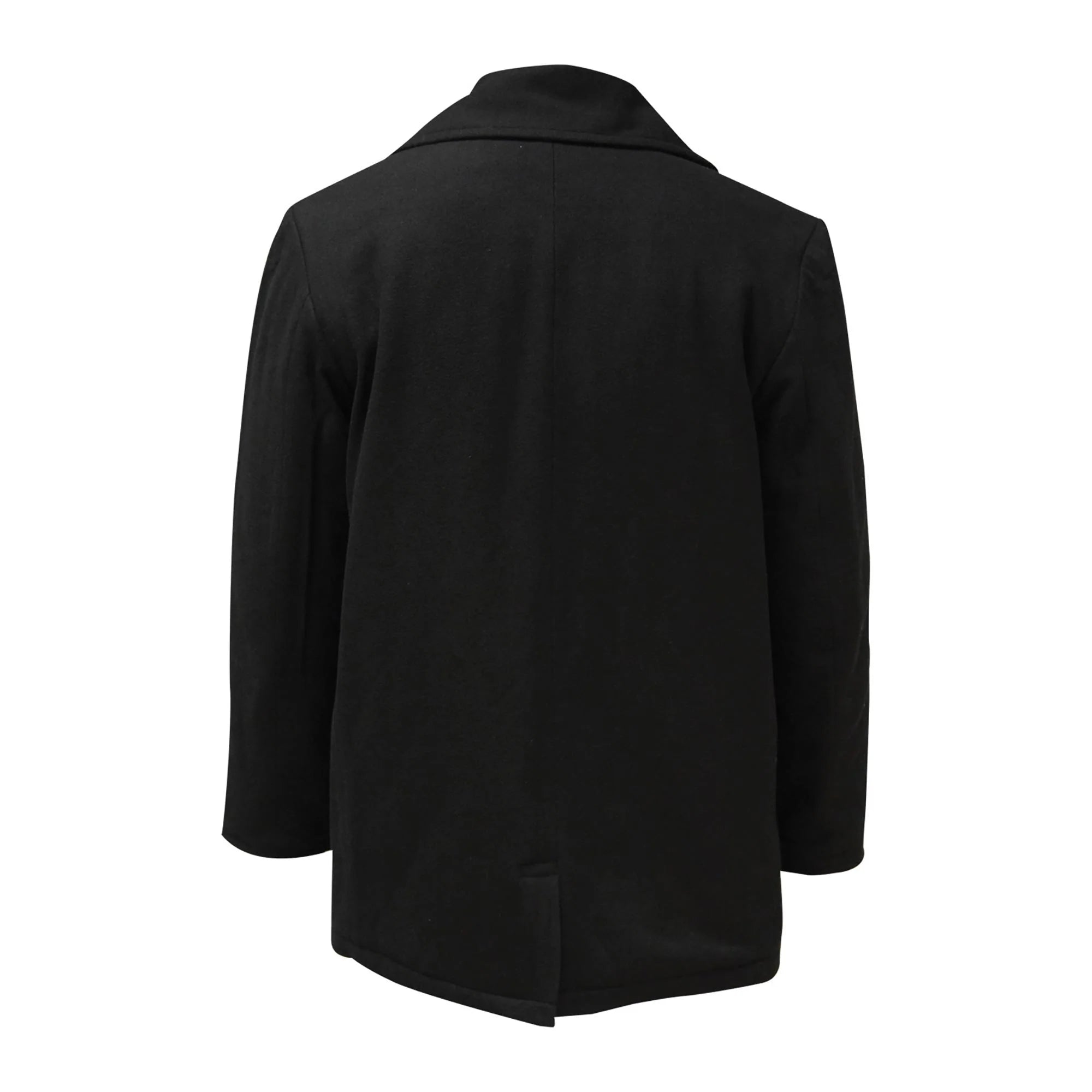 Highlander Jackets Pea Coat caban laine noir taille L 60% laine