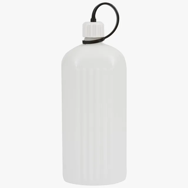 Highlander Poly Octagonal Gourde 1L Blanche Plastique