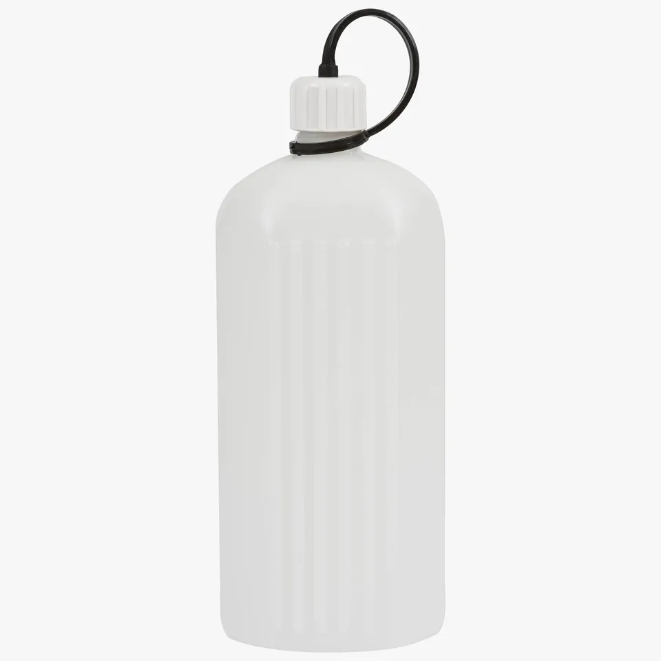 Highlander Poly Octagonal Gourde 1L Blanche Plastique