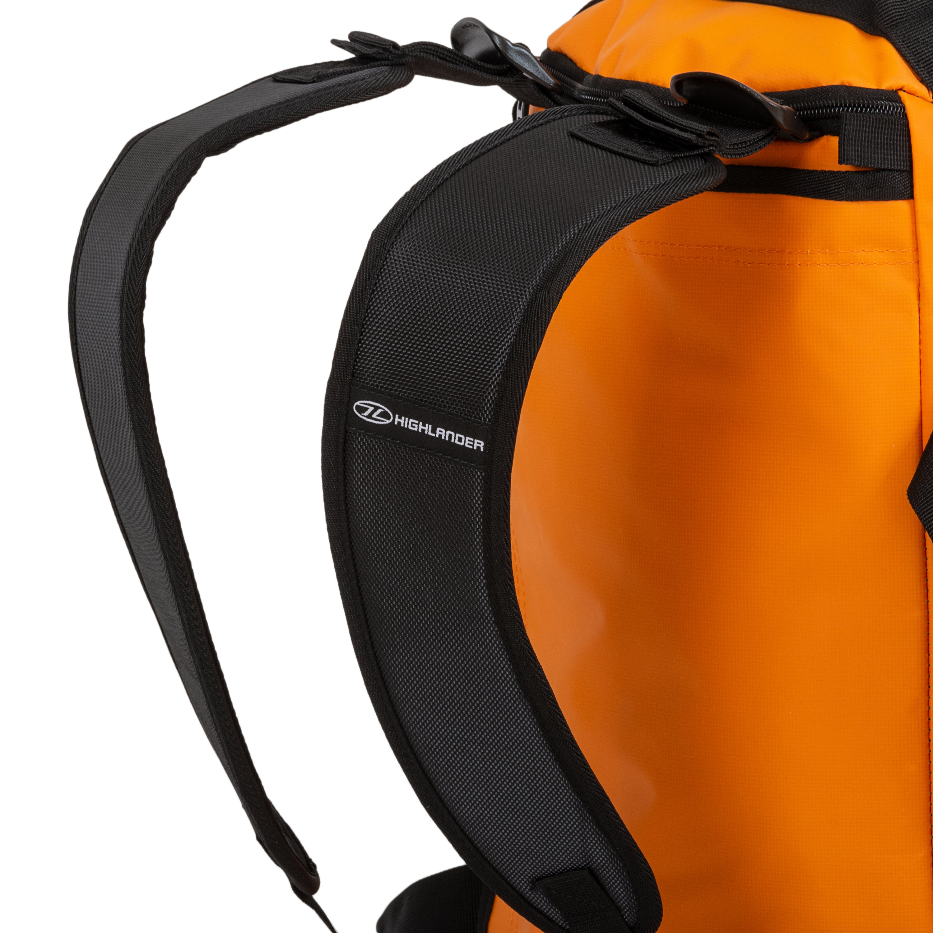 Highlander Storm Kitbag sac polochon 65L orange étanche