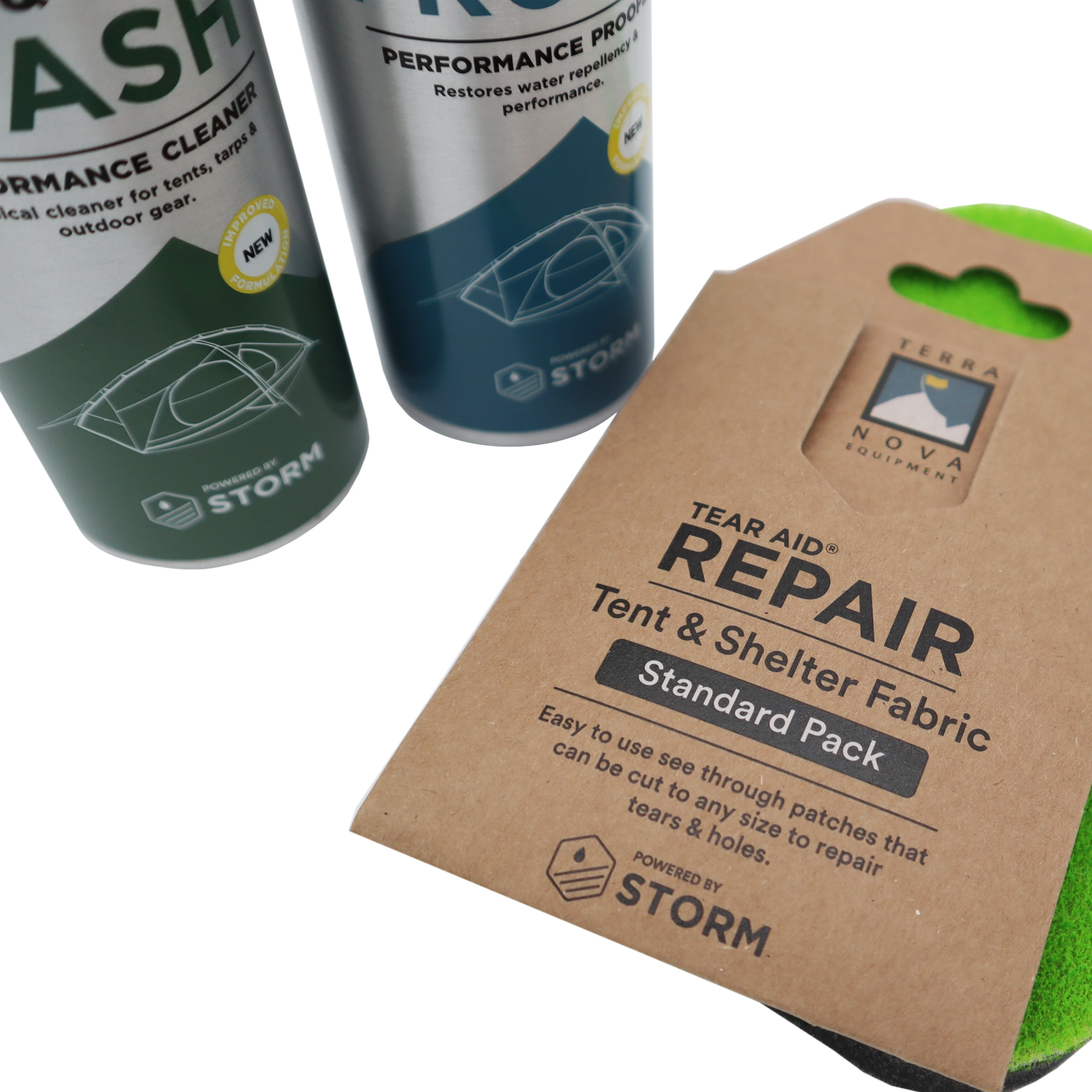 Terra Nova Repair Tent Wash Proof kit entretien tente