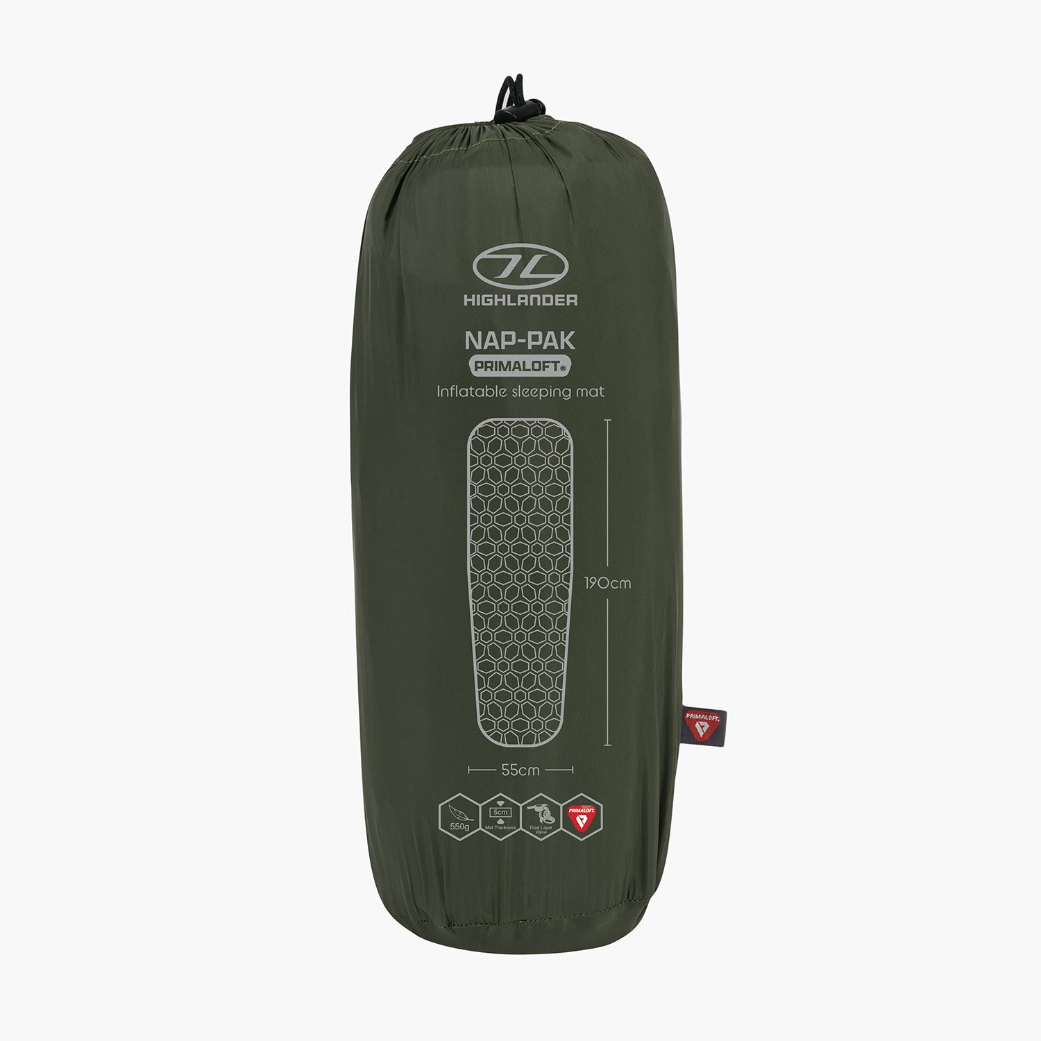 Highlander Nap-Pak Primaloft matelas gonflable isolant 190 cm