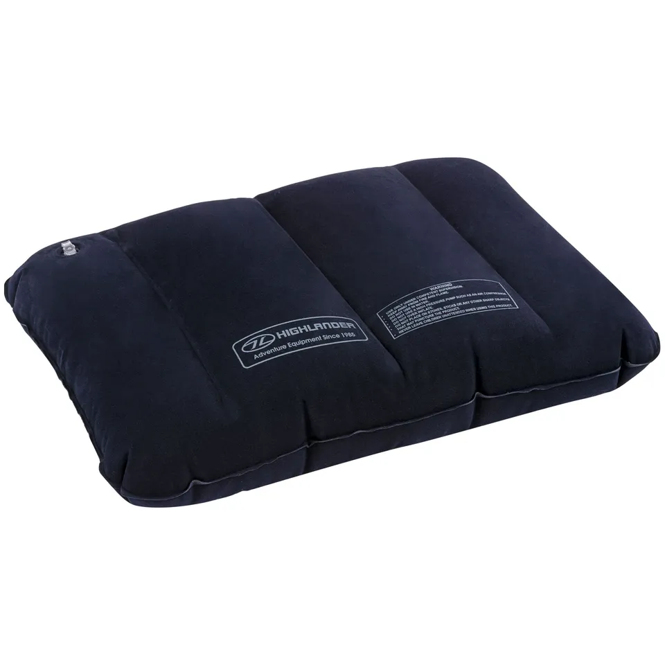 Highlander Deluxe oreiller gonflable camping 130 g nuit