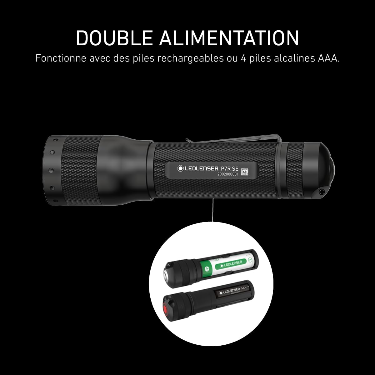 Ledlenser P7R SE lampe torche 1100 lm rechargeable 210 m