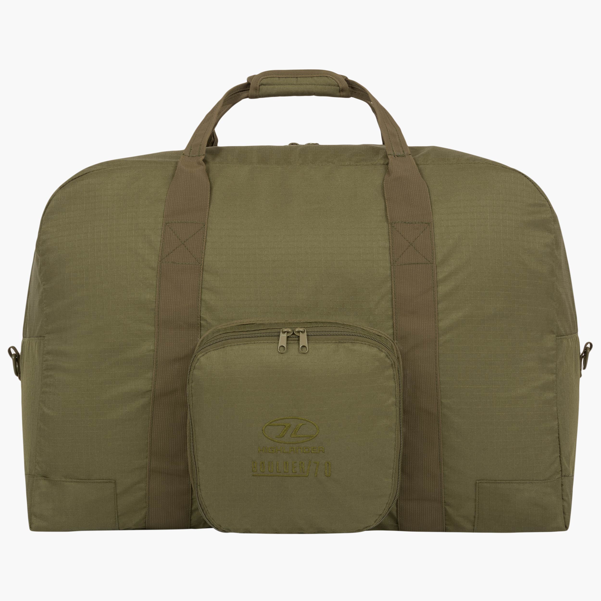 Highlander Boulder sac duffle 70 L noir pliable ripstop