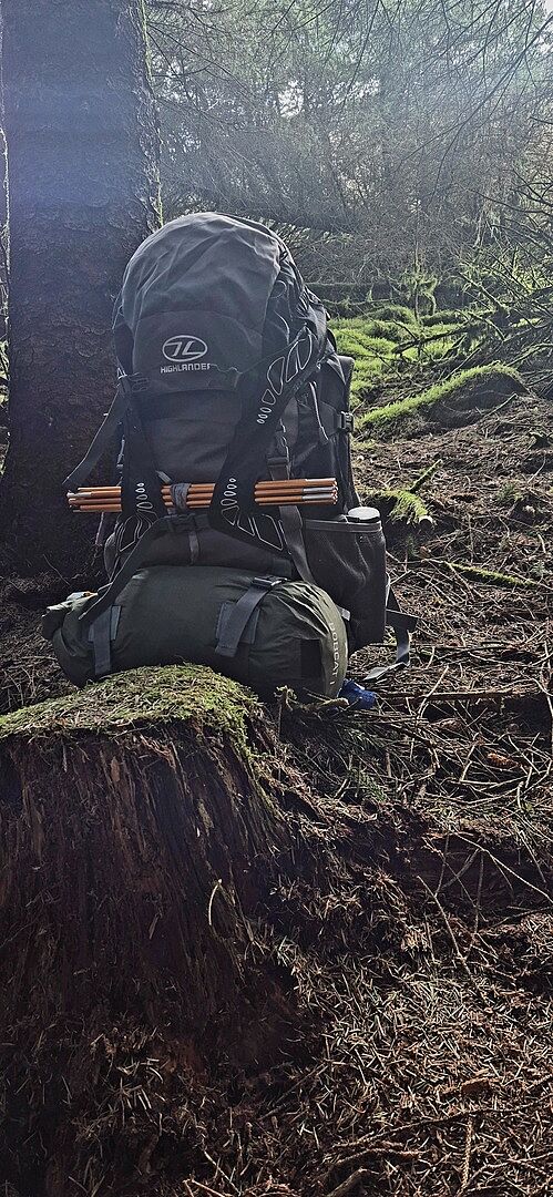 Highlander Discovery 65L sac à dos noir trekking