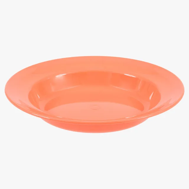 Highlander Deep Plate assiette camping 22 cm corail