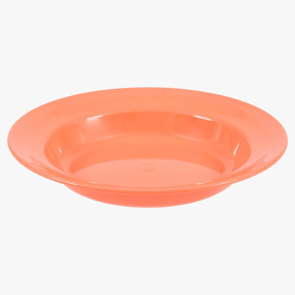Highlander Deep Plate assiette camping 22 cm corail