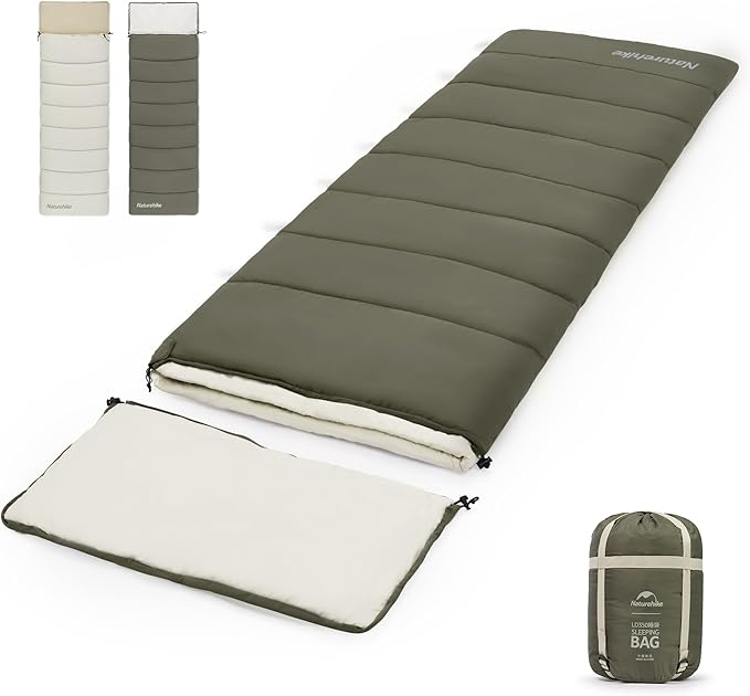 Naturehike LD350 sac de couchage 4 saisons vert foncé