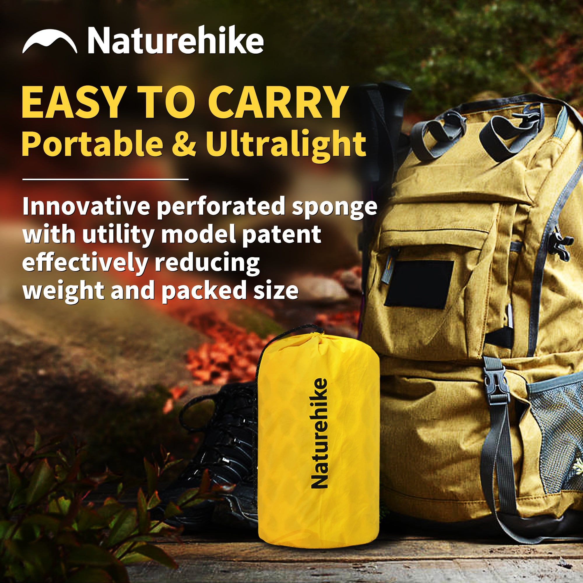 Naturehike Yugu R3.6 matelas autogonflant momie 183x53 R3.6