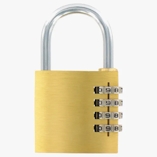 Highlander Padlock cadenas à code laiton 4 chiffres