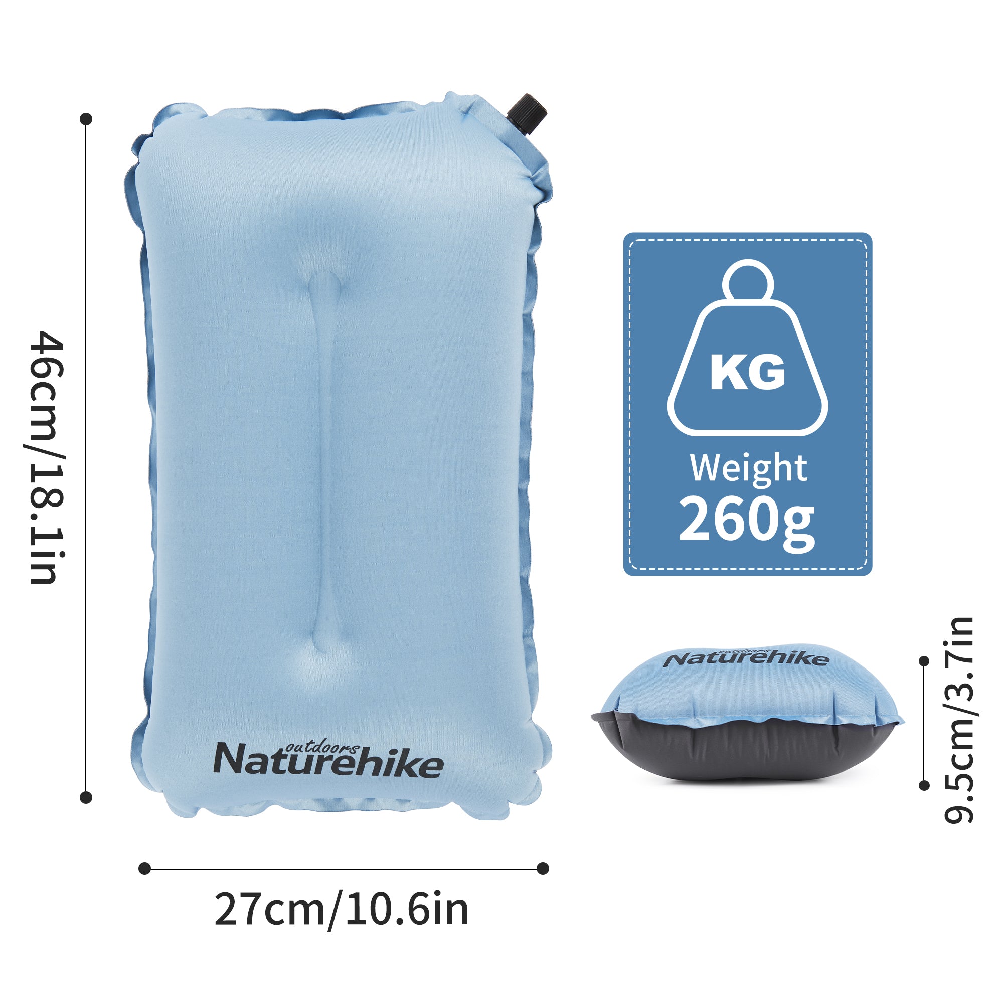 Naturehike Xinmian oreiller camping autogonflant Jaune